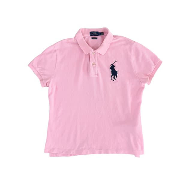 폴로 빅포니 반팔 카라티 핑크 woman L