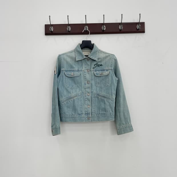 이자벨마랑 데님 자켓 연청 트러커