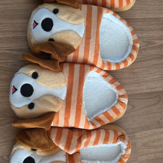 새상품 강아지 실내화 두켤레