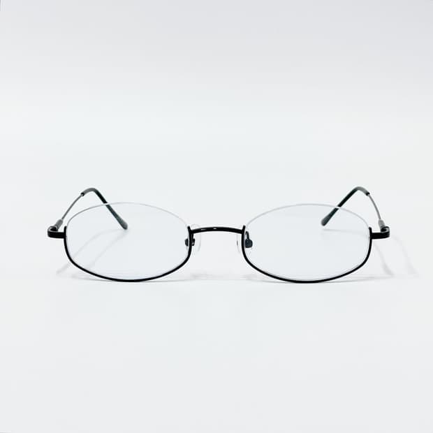 블랙 역반무테 언더림 데드스탁 빈티지안경