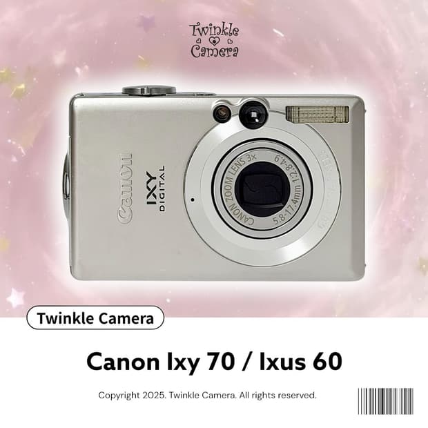 Canon ixy 캐논 익시 70 (익서스 60)