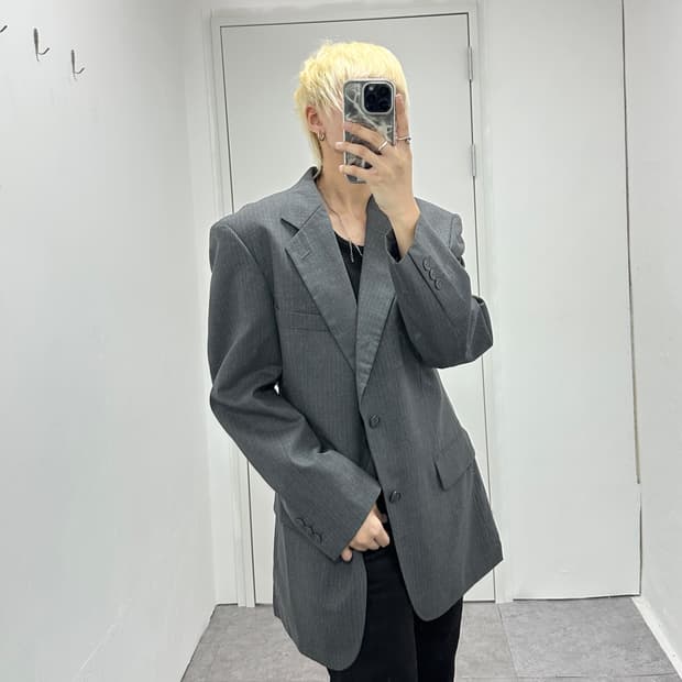 Vintage Dan Valentino Paris gray jacket
