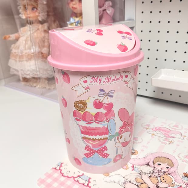 산리오 마이멜로디 휴지통