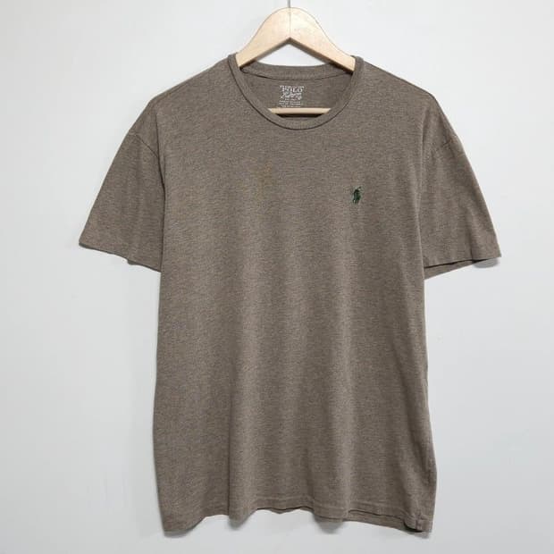 100 POLO 폴로 랄프로렌 반팔티 카키그레이