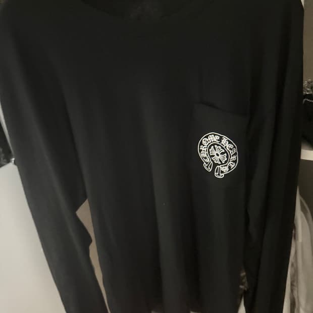 크롬하츠 마이애미 홀스슈 플로랄 롱슬리브 L