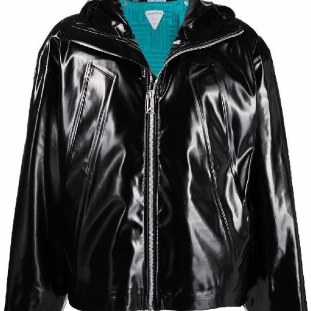 보테가베네타 글로시러버 후드집업 s사이즈