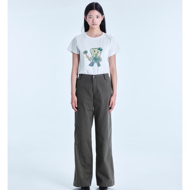 cosmoss 코스모스 팬츠  X LINE WASHED PANTS