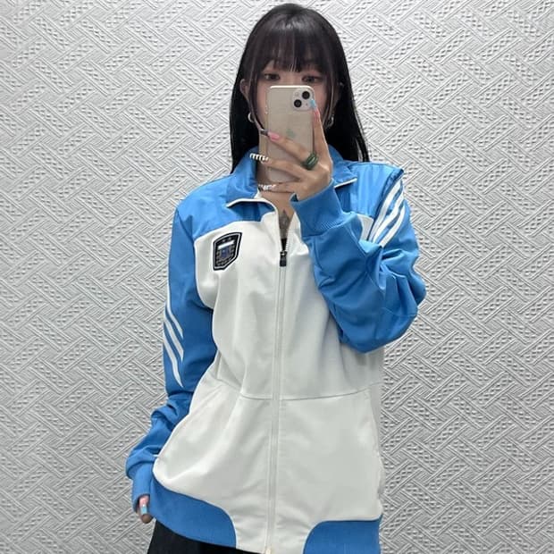 아디다스 레트로 스포티 아르헨티나 바람막이 져지 집업 105 C13073