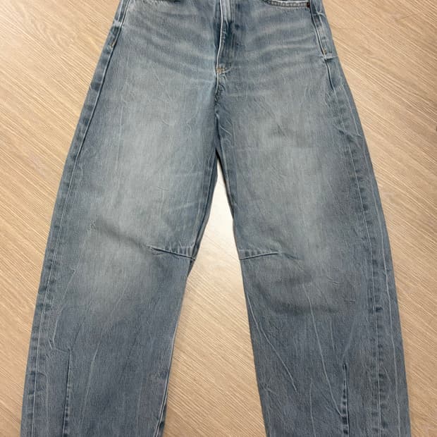 자라 와이드 데님 팬츠