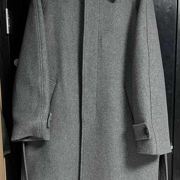 데꼬로소 울 발마칸 로브 코트 