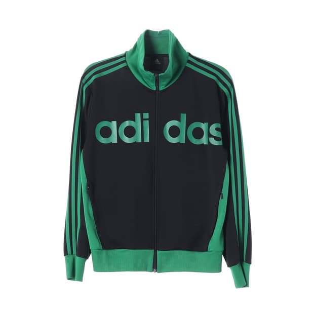 아디다스 빈티지 리니어 빅로고 트랙탑 L
