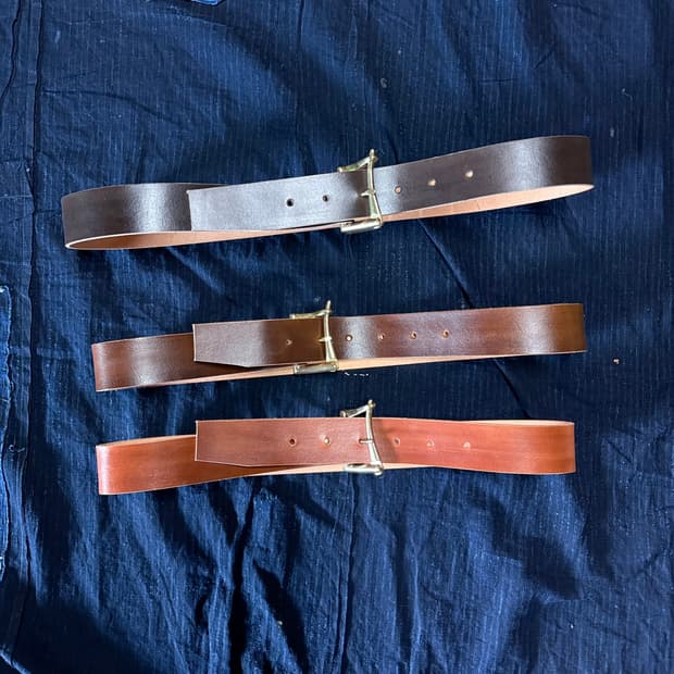 키앙크 카우 베지터블 레더 퀵 릴리즈 벨트 [3Color]