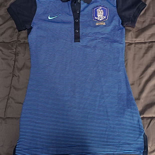 나이키 국가대표 롱카라티 80 여성44 가슴41 기장70