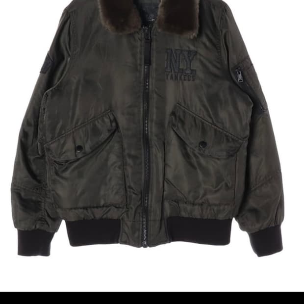 무스탕봄버자켓