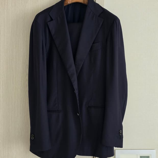 링자켓 로로피아나 130수 네이비 수트 50