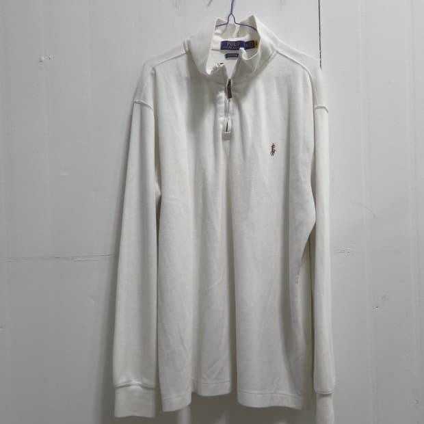 폴로 랄프로렌 롱슬리브 하프 집업 XL #7166