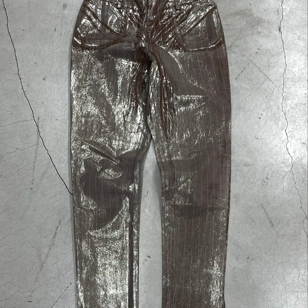 00’s JEAN PAUL GAULTIER SILVER COATED…