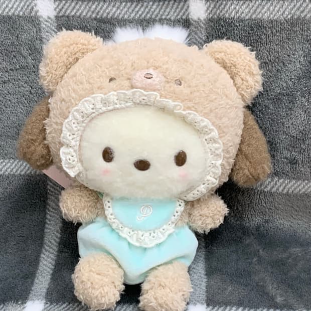 산리오 포차코 라떼쿠마 베이비 마스코트