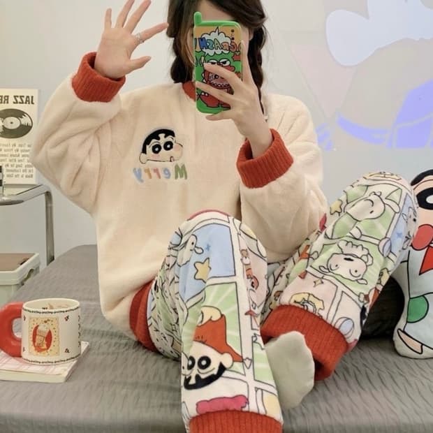 짱구 수면잠옷set