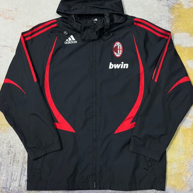 아디다스 ac밀란 바람막이 자켓 XL