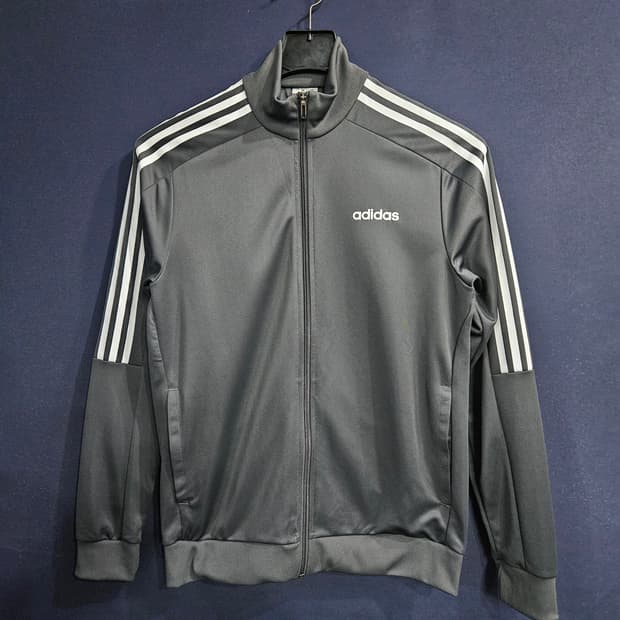 아디다스 삼선 그레이 남성 슬림핏 100 져지