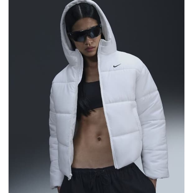 (W) Nike NSW 나이키 써마핏 루즈 후드 자켓 화이트 s