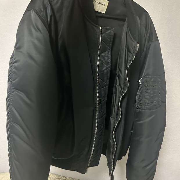 자바나스 블랙 항공점퍼 L 람포지퍼