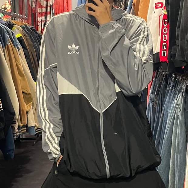 [IM] adidas 아디다스 불꽃 투톤 바막(후드O)