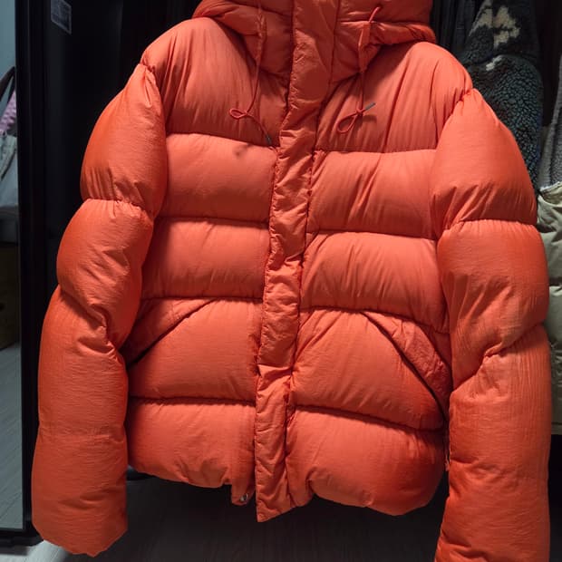 텐씨 알파인 다운자켓 오렌지 50
