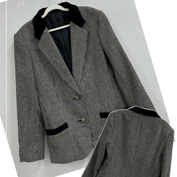 Onward 정장 자켓 벨벳 포인트 지뢰계 고스로리 공겜여주 