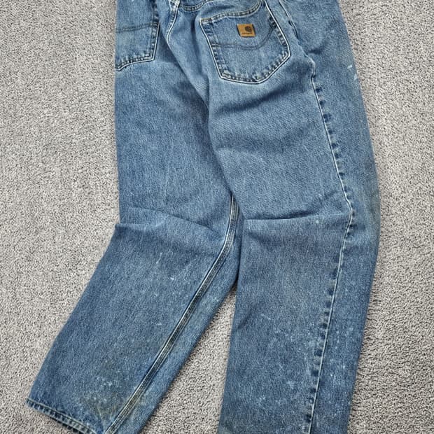 칼하트 밴딩 커스텀 데님 워크 팬츠 ( 38X32 ) / 10321