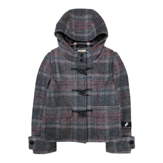 CROLLA 크롤라 체크 더플코트