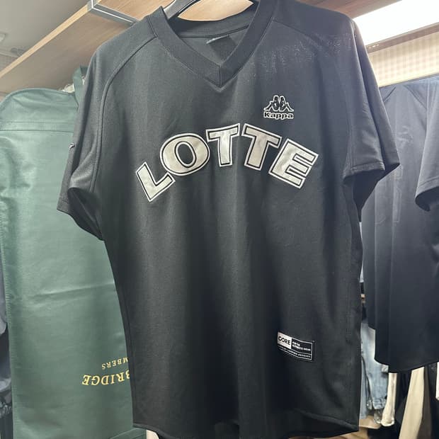 110(XXL) 롯데자이언츠 23년 올드블랙 어센틱 티셔츠형