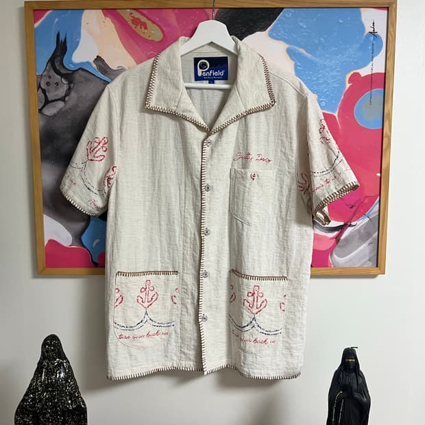 펜필드 반팔셔츠 L 판매 합니다