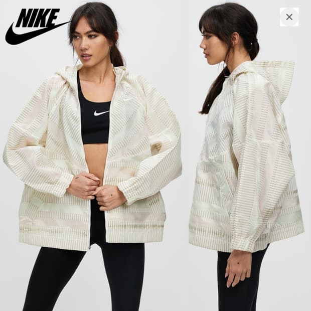 나이키 스트라이프 얼스데이 여성 후드 바람막이