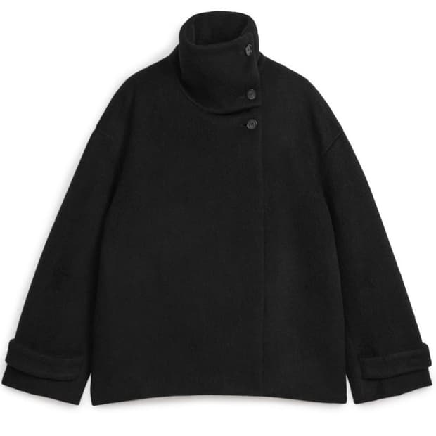 아르켓 퍼지 울 블렌드 재킷