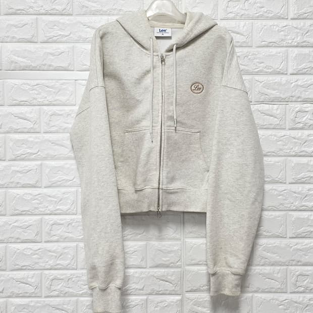 택포) 22s Lee 크롭 후드 집업 M