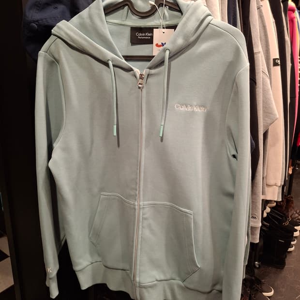 (마지막특가) 캘빈클라인 후드집업 m 민트