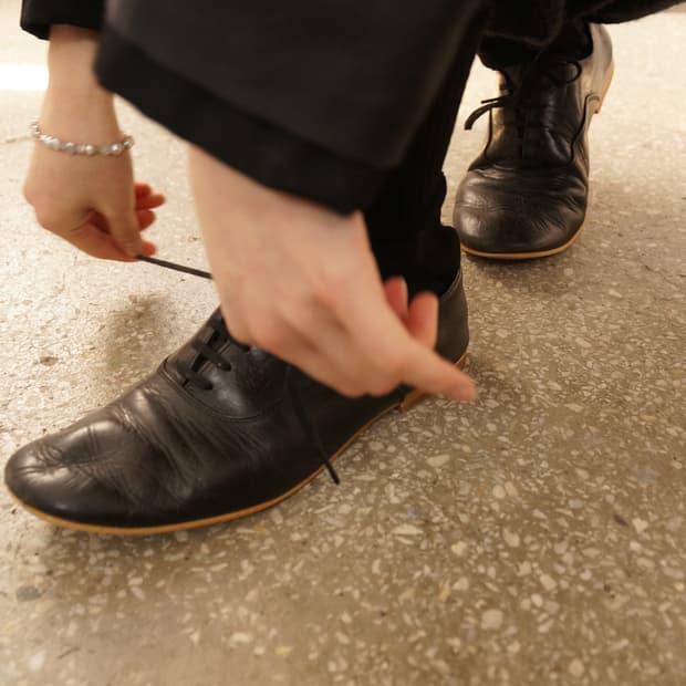 꼼데가르송 더비 슈즈