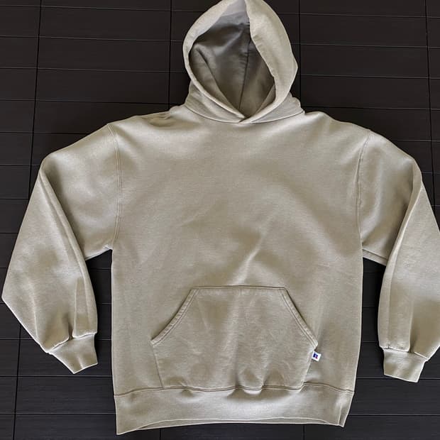 (L) 90s 빈티지 러셀 후드 탄 USA