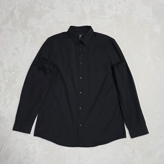 (L)H&M 슬림핏 셔츠