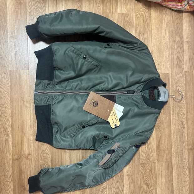 [XL] 버즈릭슨 알버트 터너 ma-1 세이지 그린