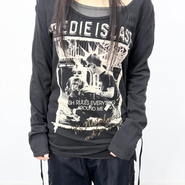 PPFM lace-up long sleeve