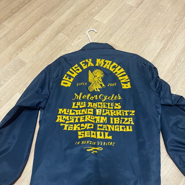 데우스 코치자켓 빅로고 L