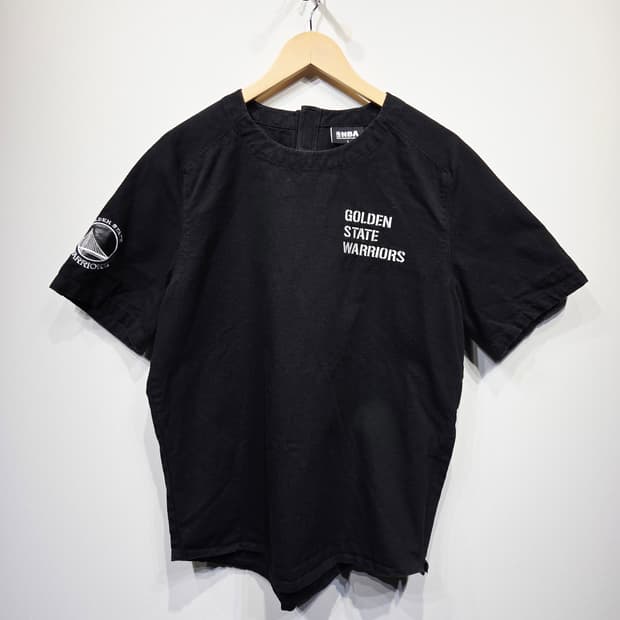 NBA. 남자 골든스테이트 워리어스 반팔 티셔츠 블랙_L