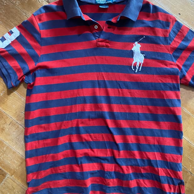 폴로 랄프로렌 스트라이프 카라티 XL (105)