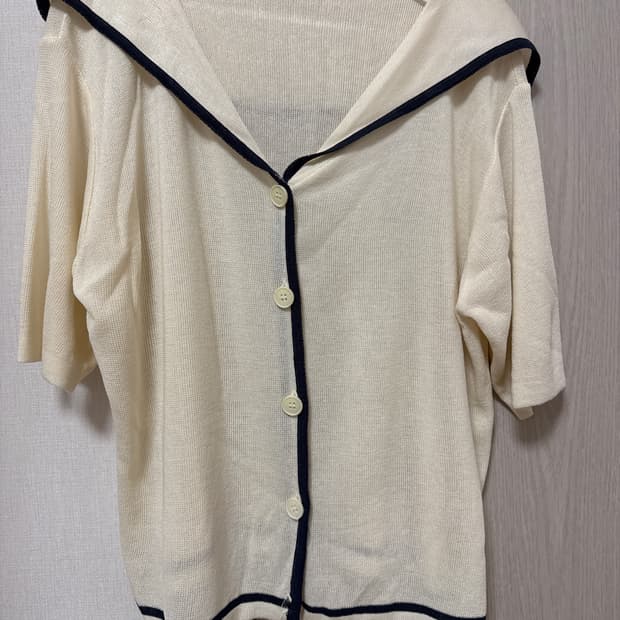 W standard 반팔 가디건