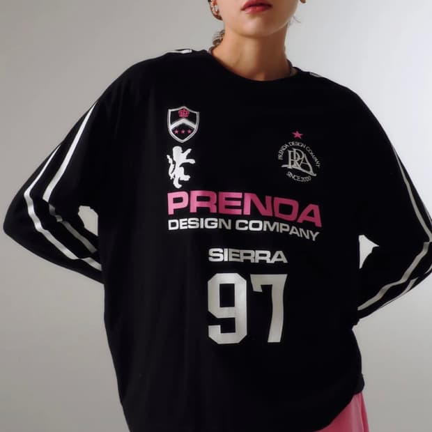 프렌다 유니폼 롱슬리브 블랙