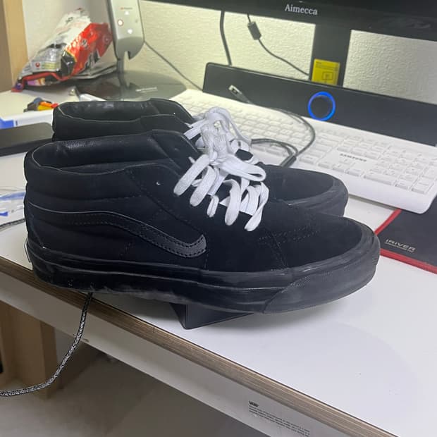 반스 스케이트미드 블랙 260