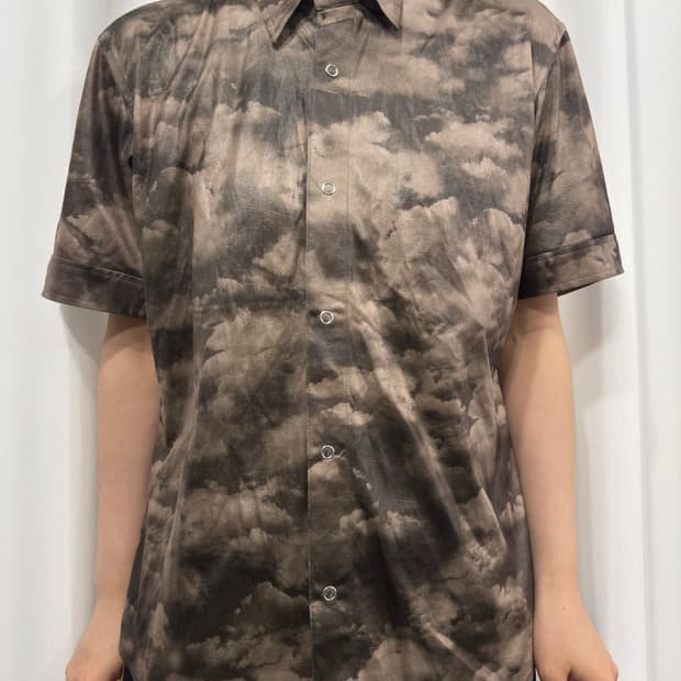 cloud printing shirt 